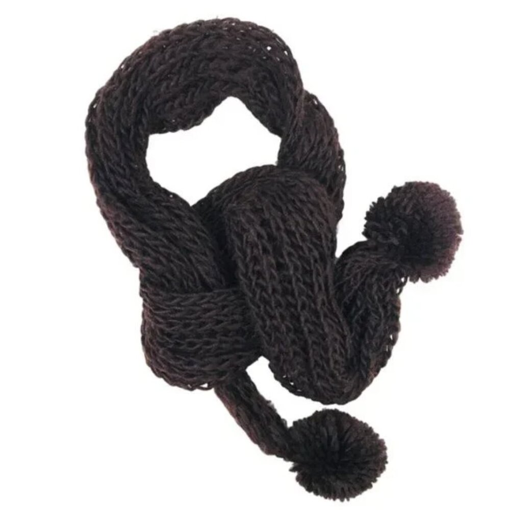 Luxury Divas Brown Winter Scarf